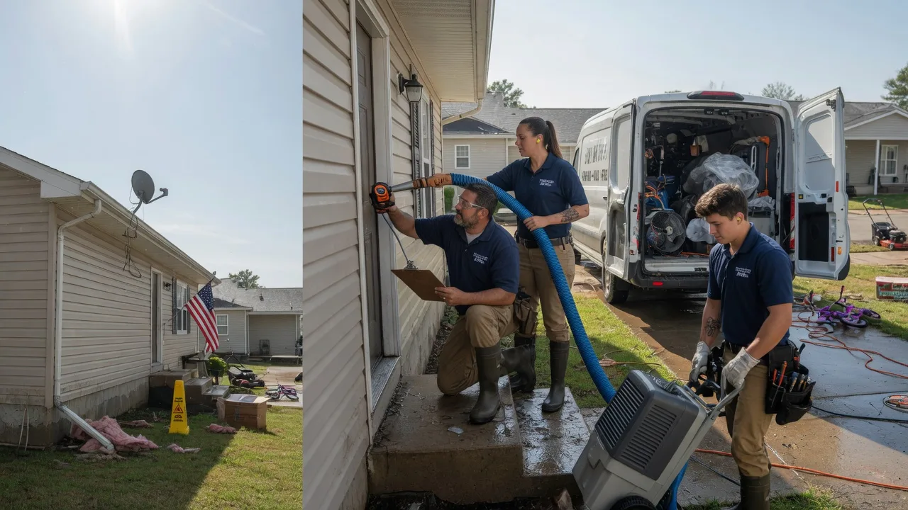 Ceiling Water Damage Restoration in Gallatin, TX near me